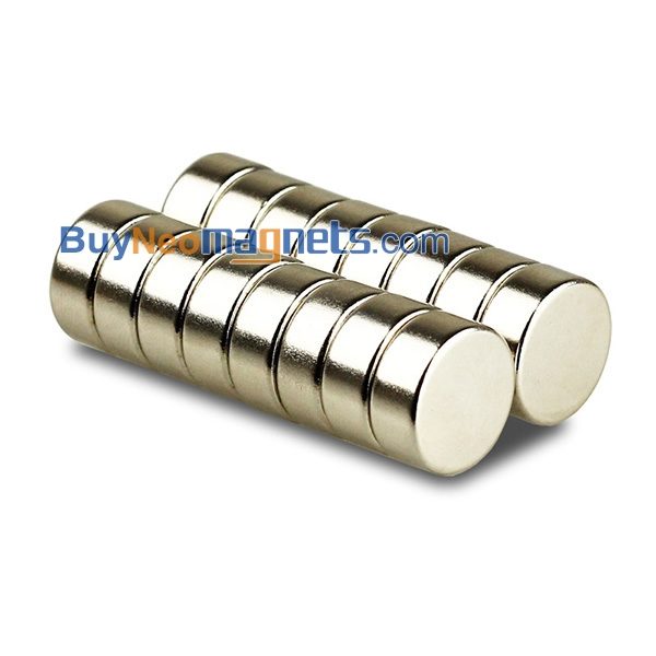 10stück 15mm Durchmesser X 6 Mm Dick Leistungsstarke Neodym Magnete N35 Extra Starker Magnet
