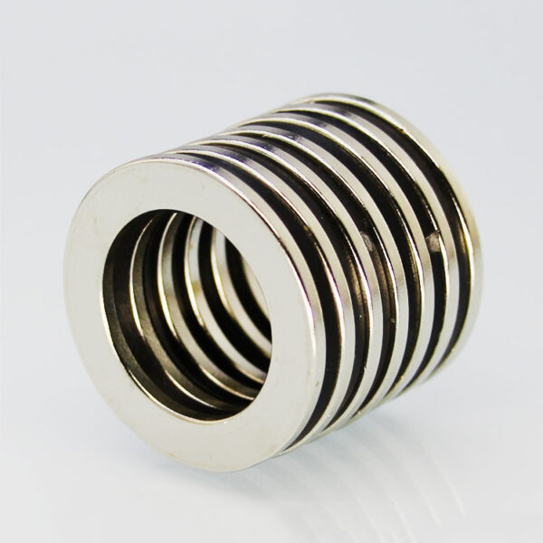 30mm od x 20mm id x 2mm thick Neodymium Ring Magnets N35 Strong Rare Earth Circular Magnet Donut For Crafts